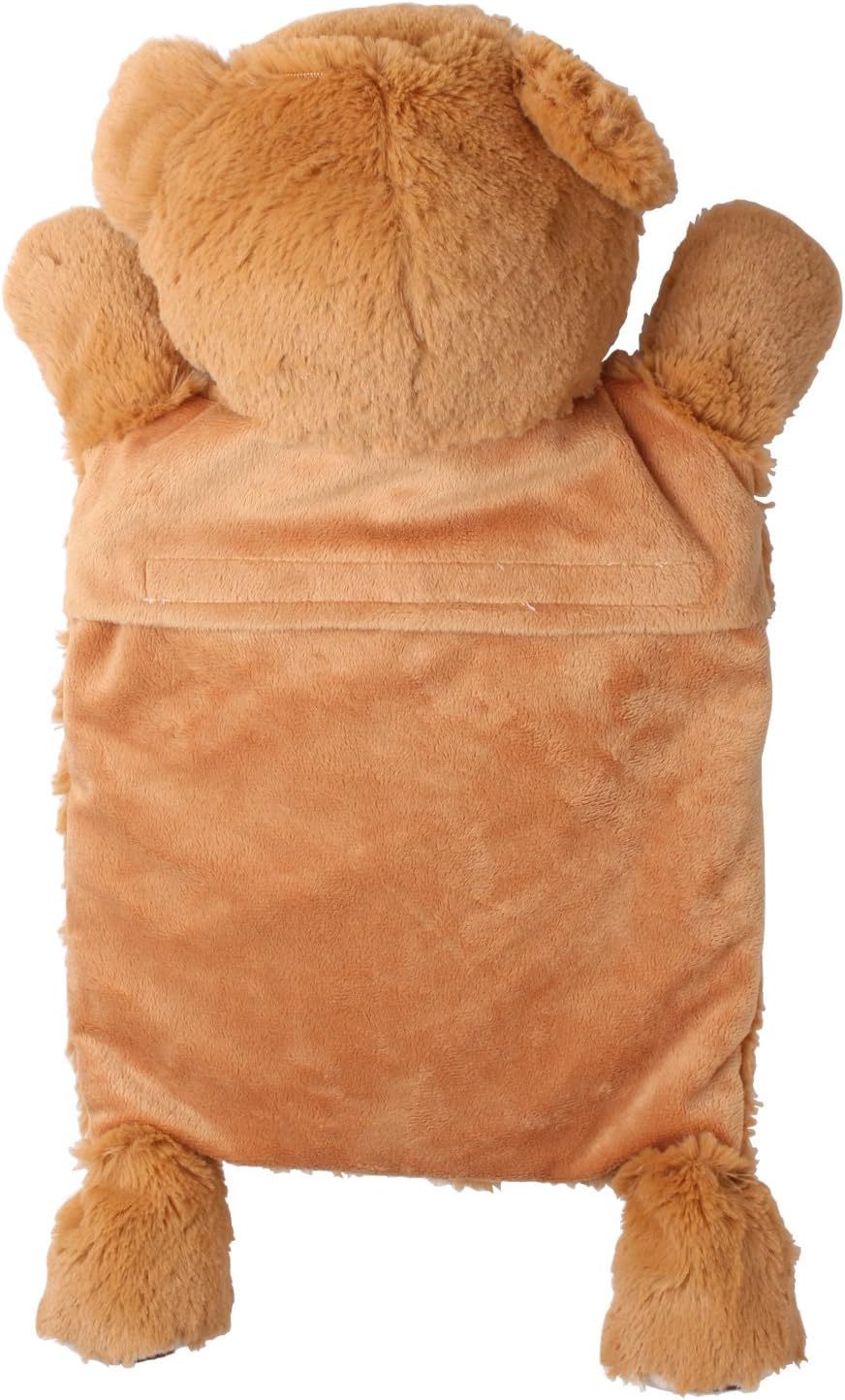 HomeTop Premium Classic Rubber Hot or Cold Water Bottle with Cute Stuffed Animal Cover (2 Liter, Purple): Health & Personal Care