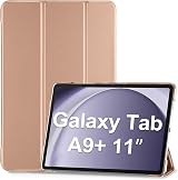 ProCase Rose Gold Case for Galaxy Tab A9 Plus 11 2023 Slim Stand Folio