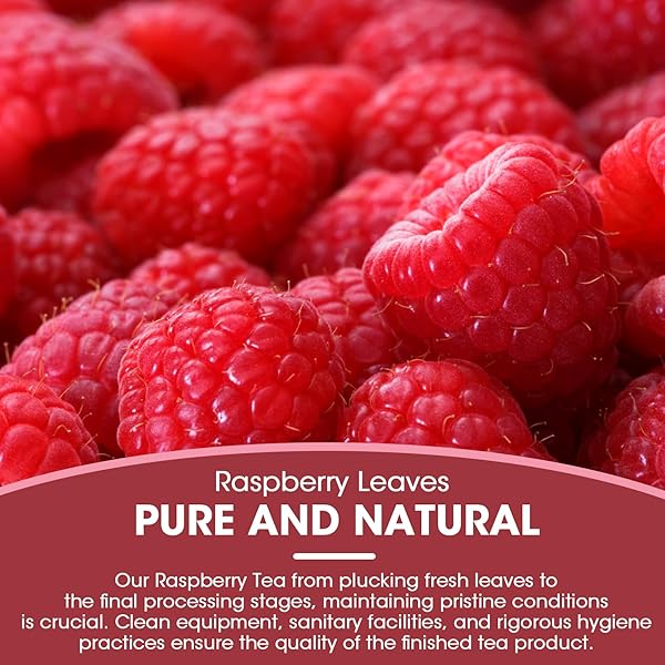 IMATCHME RASPBERRY TEA FOR CHILDBIRTH & SUPPORT MENSTRUAL AND DIGESTION SUPPORT, RASPBERRY LEAF TEA, NO CAFFEINE, NON-GMO, 40 TEA BAGS