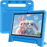 EDDBNi Kids Tablet Android 15 Tablet 10 inch Kids Tablets with Case Quad Core 64GB Dual Camera Parental Controls 2.4G WiFi Educational Tablets