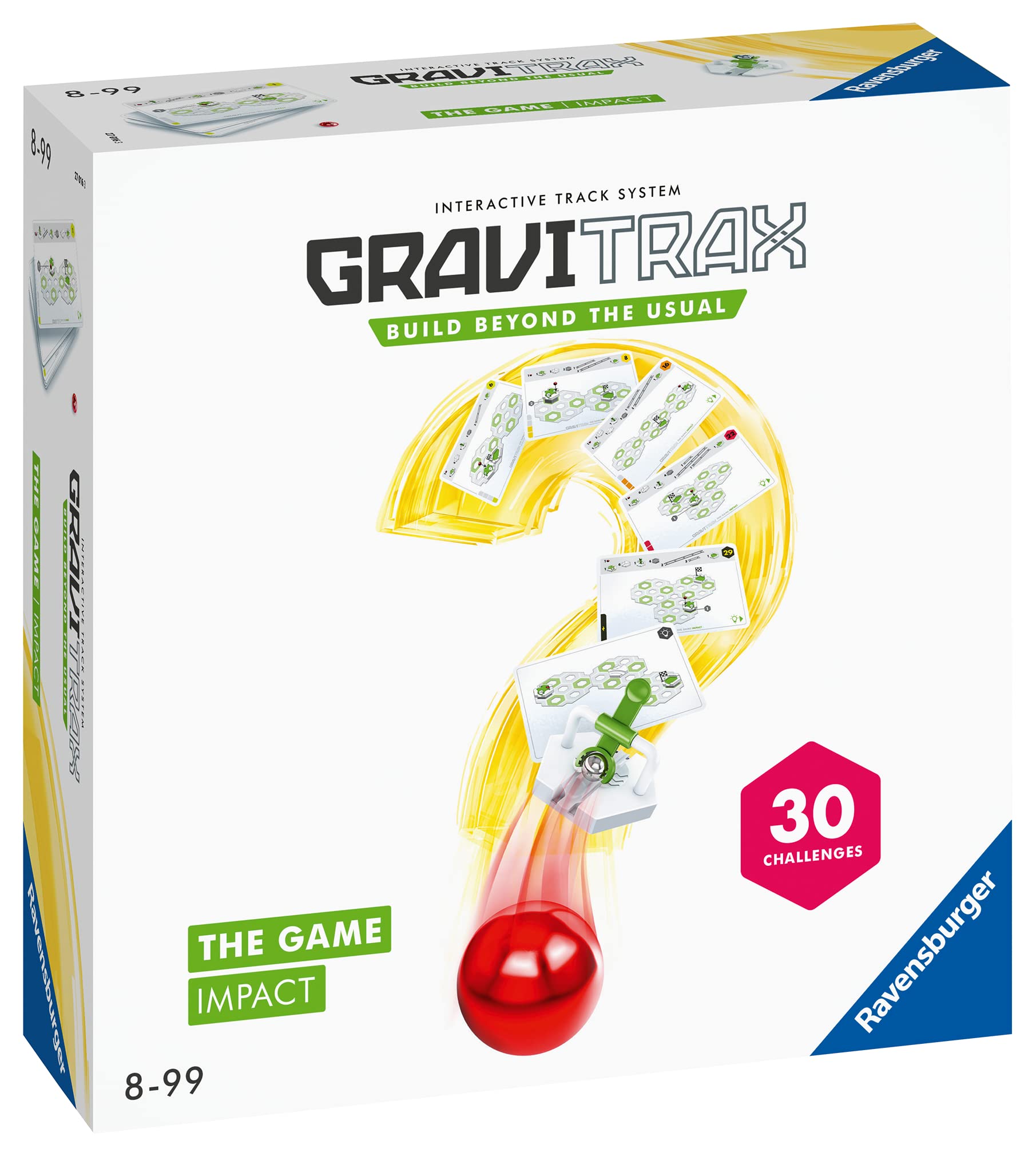 Ravensburger GraviTrax The Game - Impact - Marble Challenge Logic Brain Games and STEM Toys for Kids Age 8 Years Up