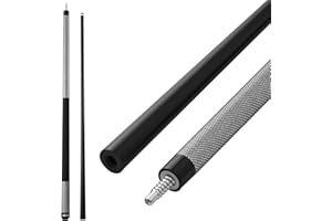 VEVOR Pool Cue, 1 Piece Pool Stick, 58 inch & 21 oz Fiberglass Titanium Composite Billiard Pools Cue Stick with Multi-Layer T