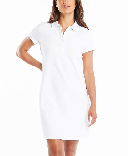 Nautica Women's Easy Classic Short Sleeve Stretch Cotton Polo Dress in Saudi Arabia