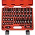 Neiko 02440A 3/8" Drive Impact Socket Set, 44 Piece Deep and Shallow Assortment | Standard SAE and Metric Sizes (5/16-Inch to 3/4-Inch and 8-19 mm) | Cr-V Steel