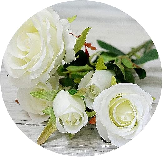 Amazon Com Roses Artificial Flowers For Wedding Wall Fake Flowers