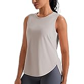 JOYSPELS Ice Silk Workout Tank Tops for Women Cool-Dry Sleeveless Loose Fit Yoga Shirts Athletic