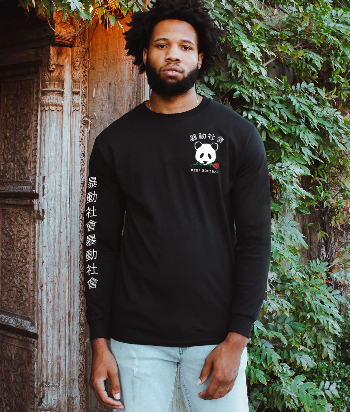 Riot Society Men's Long Sleeve Graphic and Embroidered Fashion T-Shirt