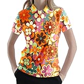 Collemet Womens Funny Golf Shirts Outfits Casual Golf Shirt