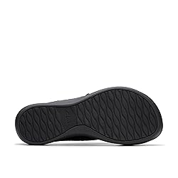 Clarks Women's Arla Wave Slide Sandal, Black
