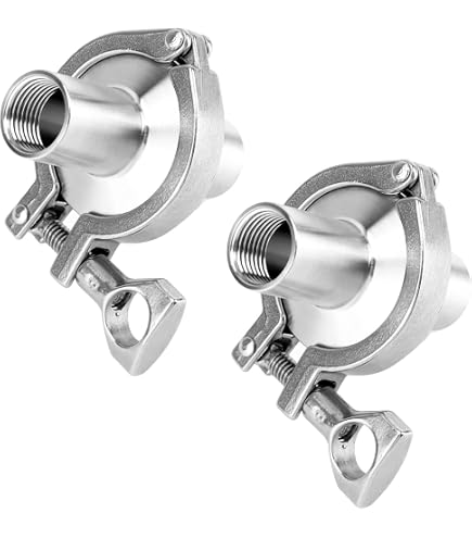 GlobalMa Tri Clamp Clover Heavy Duty Clamp - 316 Stainless Steel For 89MM OD Sanitary Fittings - View #2