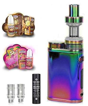 E-Zigarette SC produced by Eleaf Pico Regenbogen iStick 75W Starterset 2600mAh | TC (Temperaturregelung) mit Keepower Akku | 