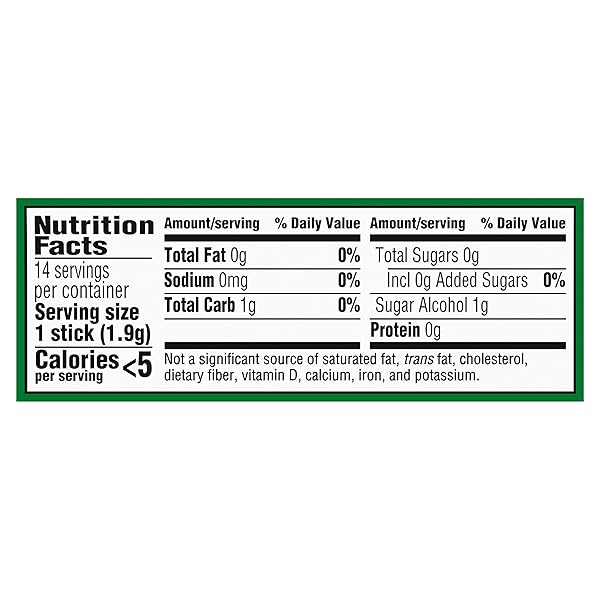 TRIDENT SPEARMINT SUGAR-FREE CHEWING GUM, 14 PIECES (PACK OF 1)