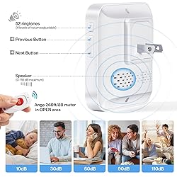 Caregiver Pagers Wireless Call Button for Elderly