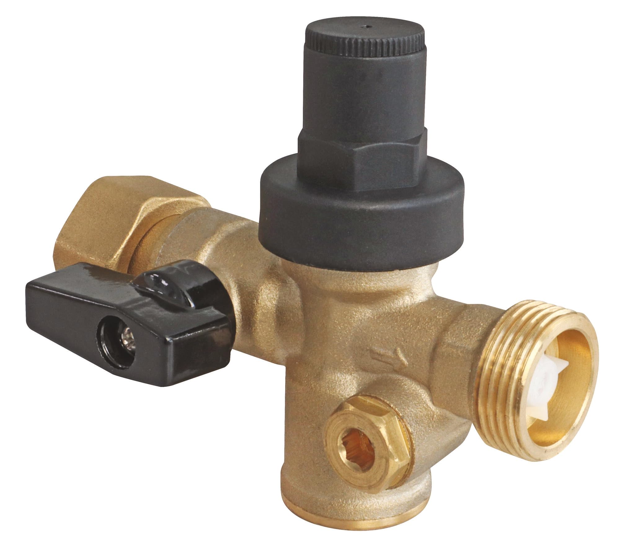 SOMATHERM for You-Reducer 3-in-1 with 1 Piston Reducer + 1 NF Check Valve + 1 Turn-Nut Valve 20/27 719620, Grey