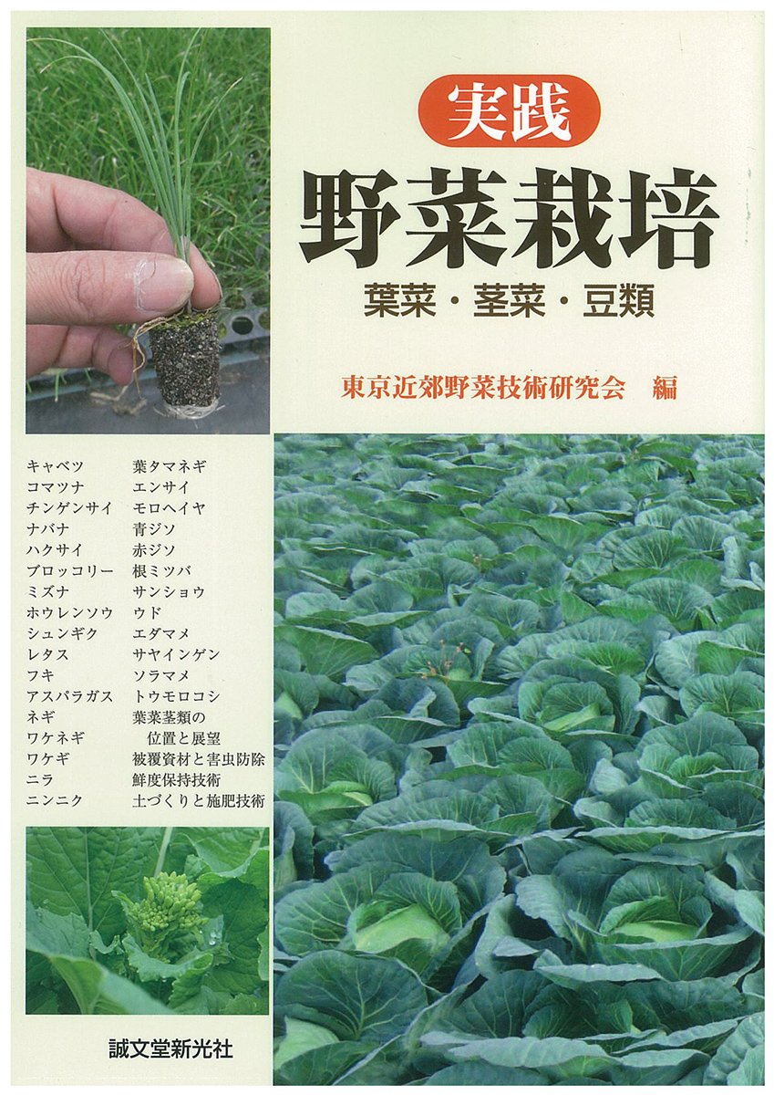 実践野菜栽培 葉菜 茎菜 豆類 東京近郊野菜技術研究会 本 通販 Amazon