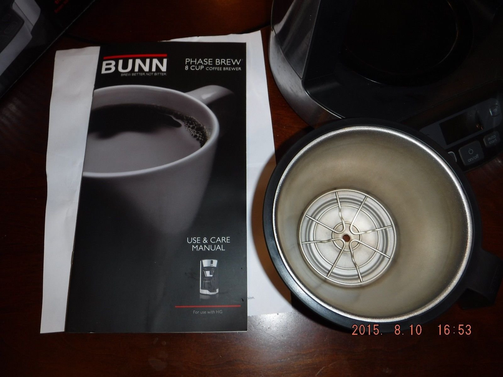 Bunn Hg Phase Brew 8 Cup Home Coffee Brewer | Desertcart Cayman Islands