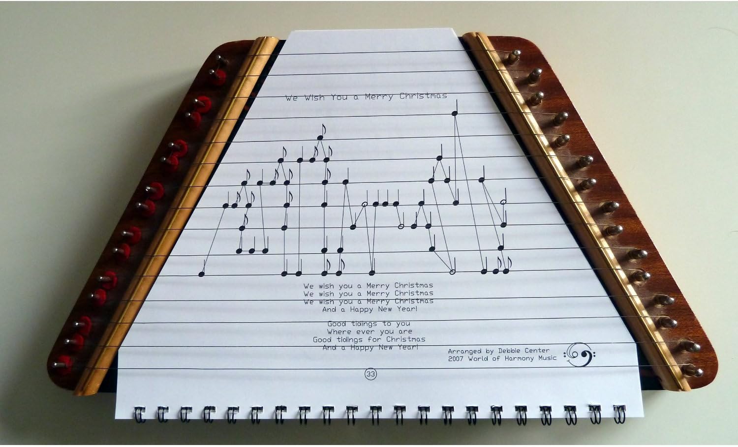 Harp, plus Music Lap Zither Maker Beginners Book for