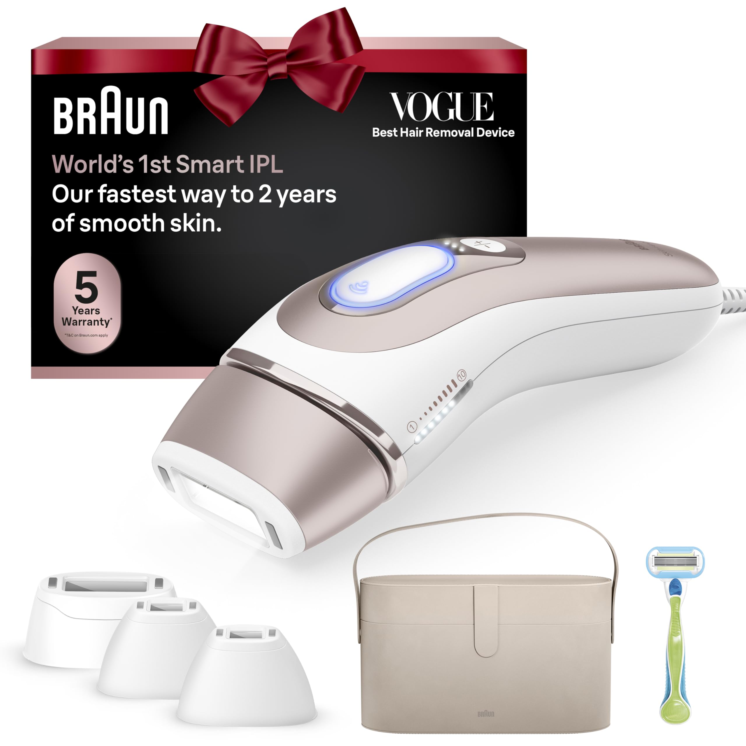 Vanity Razor Braun Smart IPL, Skin i·Expert Pro 7: at Home Laser Hair Removal ...