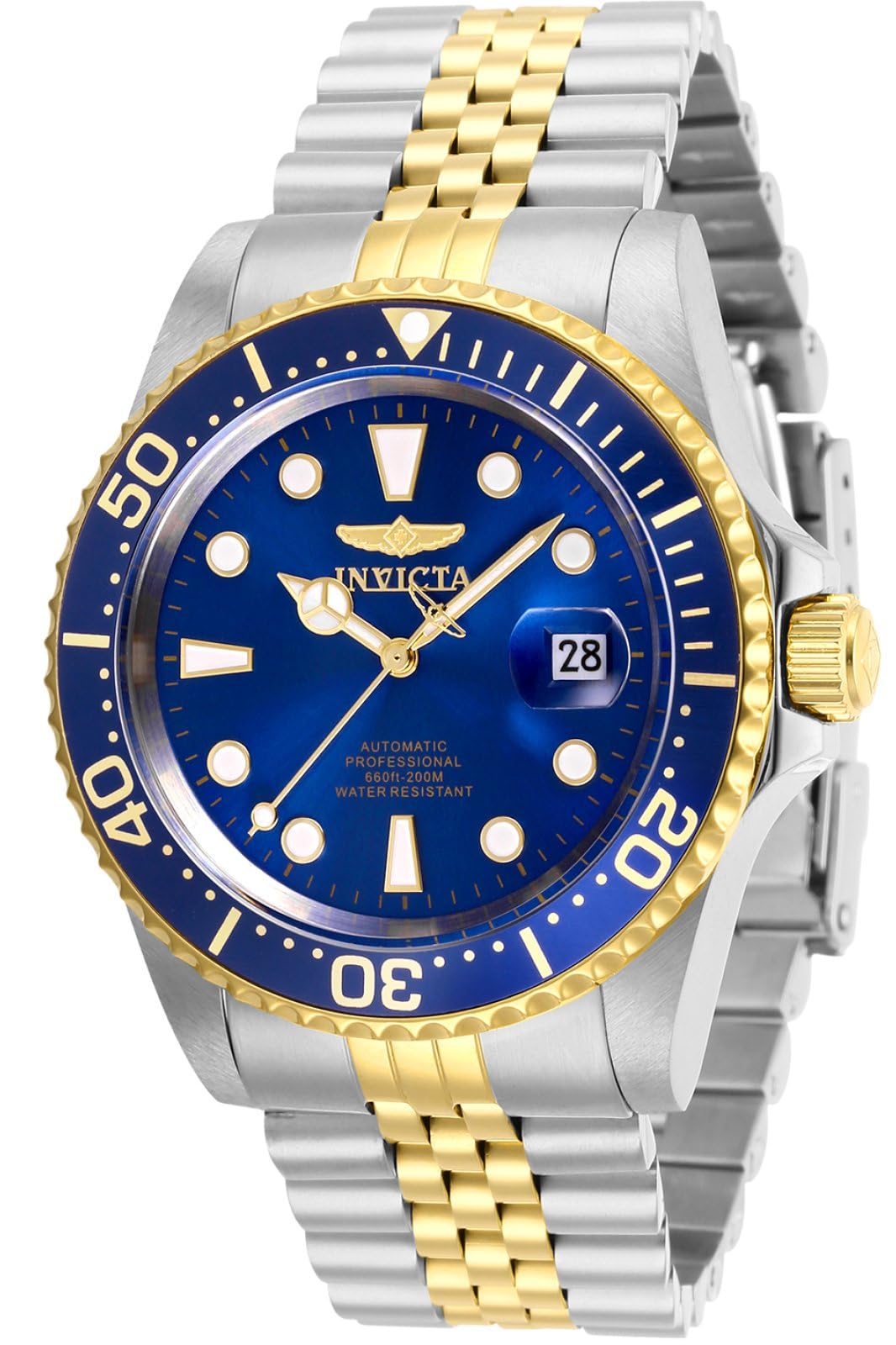 Invicta Pro Diver 30093 Men's Watch - Waterproof - Analogue - Automatic Movement - Stainless Steel with Blue dial - 42mm