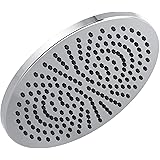 DeltaFaucet Single-Spray Raincan Shower Head, Chrome Shower Head, Rainfall Shower Head, Round Shower Head, Metal Shower Head, 2.5 GPM Flow Rate, Chrome 52158-25
