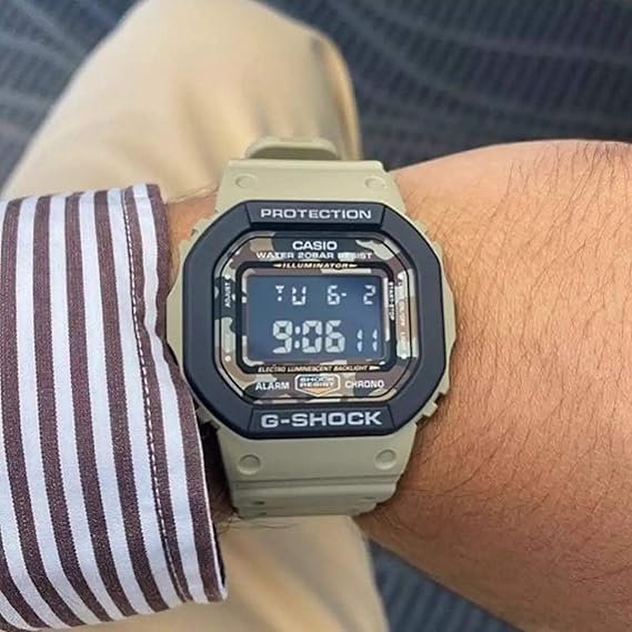 G-Shock Reloj Digital para de los Hombres de Cuarzo con Correa en Nailon DW-5610SUS-5ER