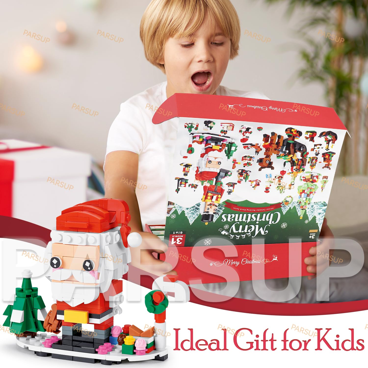 Christmas Advent Calendar 2025, 6 in 1 Building Blocks, 24 Days Countdown Calendar Toys for Kids, Building Toys Party Favors, Xmas Gifts for Boys & Girls