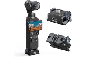 SmallRig Charging Adapter Base for DJI Osmo Pocket 3/4, Aluminum Desktop Type-C Charging Dock with 1/4" Screw Hole & Foldable
