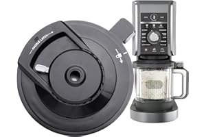 Outer Bowl Lid for Ninja Creami Deluxe Ice Cream Makers, Reusable Creami Deluxe Replacement Lid Compatible with NC500/NC501/S