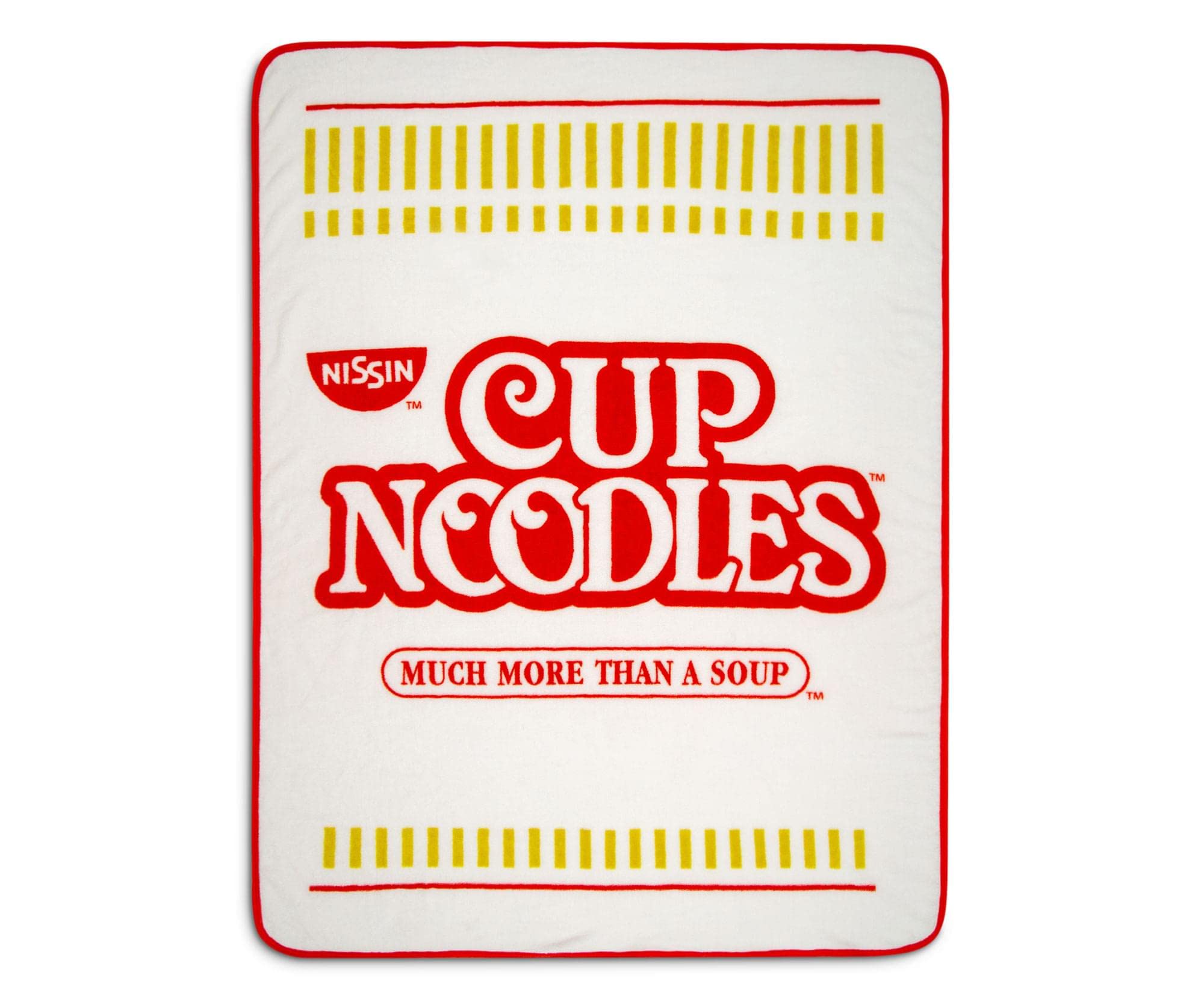 H3 Sportgear Nissin Cup Noodles Logo Microplush Throw Blanket | 45 x 60 Inches
