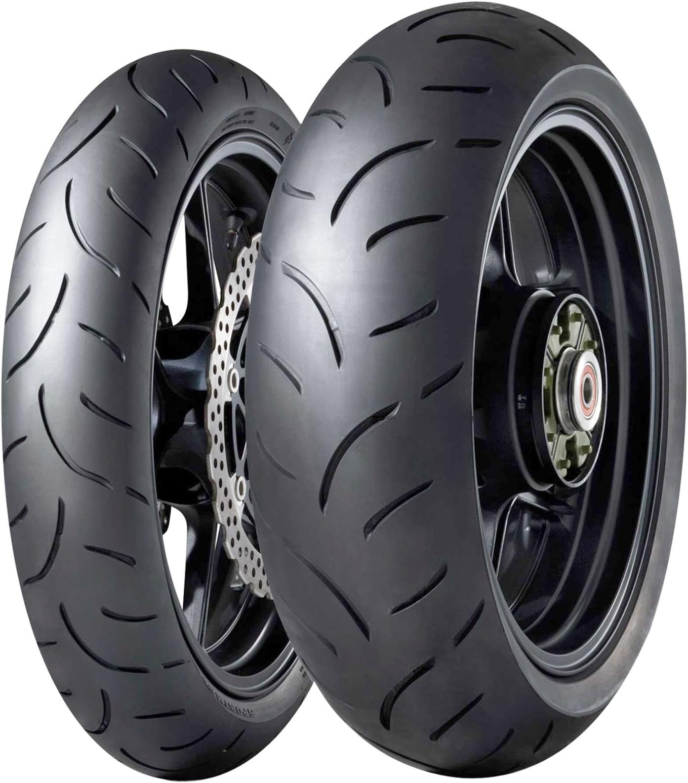 Pair DUNLOP SPORTMAX QUALIFIER 2 Tyres 120/70 Zr 17 58 W 180/55 ZR 17 73 W