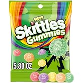 Skittles, Sour Gummies Chewy Candy Assortment, 5.8 Ounce
