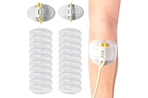 JFHNMLW 20Pcs Foley Catheter Stabilization Device, Catheter Tube Holder, Adhesive Catheter Urinary Leg Bag Legband Holder Catheter Supplies for Single/Double Tube, G Tube and Feeding Tube in Place