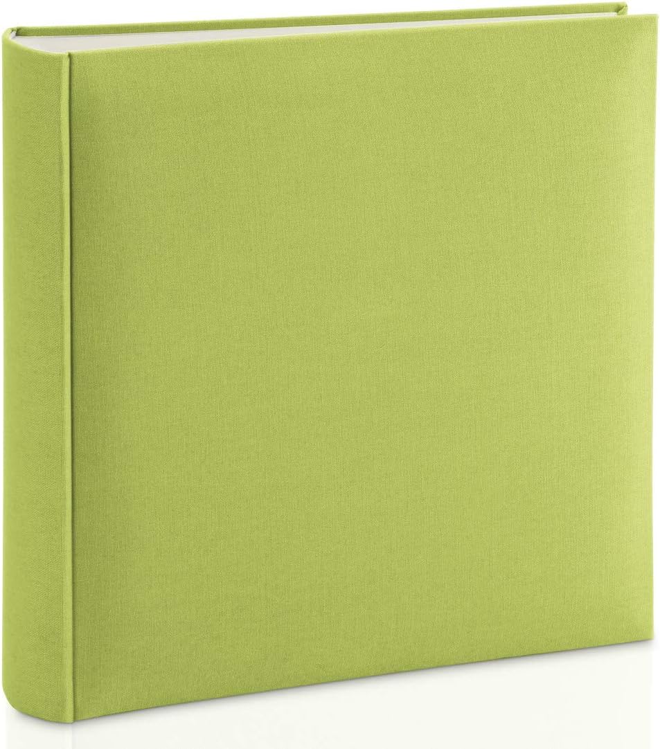 Hama Fotoalbum mit Stoffeinband 30x30 cm (Jumbo Fotobuch mit 100 weißen