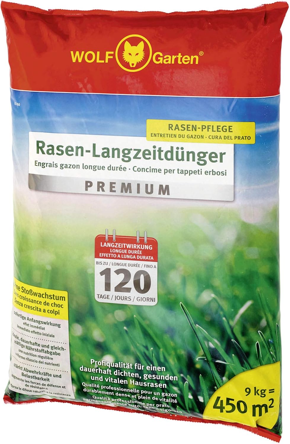 Wolf-Garten Rasen-Langzeitdünger Premium LE