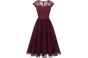 Wedtrend Women's Bridesmaid Dresses Short Prom Dress Ruffle Semi Formal Cocktail Dresses Floral Homecoming Dress