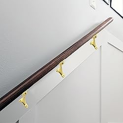 ZAUYX 5 Pack 3 Inch Hand Rail Bracket Polished