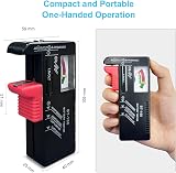 DLYFULL Universal Battery Tester for AAA AA C D 9V and Button Cells view 4
