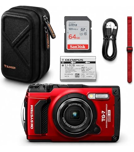 Amazon.com : OM System Tough TG-7 Underwater Camera (Black
