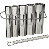 DURATECH 5-Piece Shower Valve Socket Wrench Set with Bar Handle, SAE | 21/32"x27/32", 29/32"x31/32", 1-1/32"x1-3/32", 1-5/32"x1-9/32", 1-11/32"x1-7/16", For Removing Tub &amp; Shower Valve