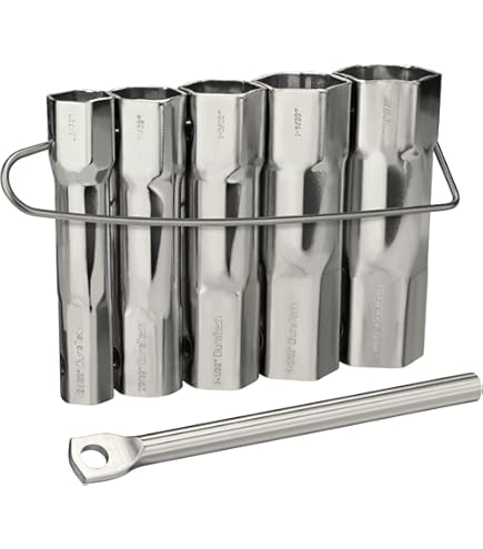 Laser 2680 BA Spanner Set 6pc, Double Ended Open Jaw Wrenches In BA Sizes, Satin Chrome - View #11