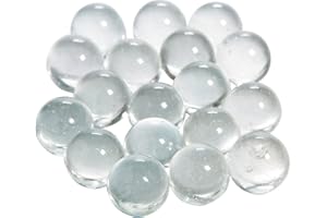 Galashield Clear Glass Marbles for Vases Bulk Round 500 Pieces