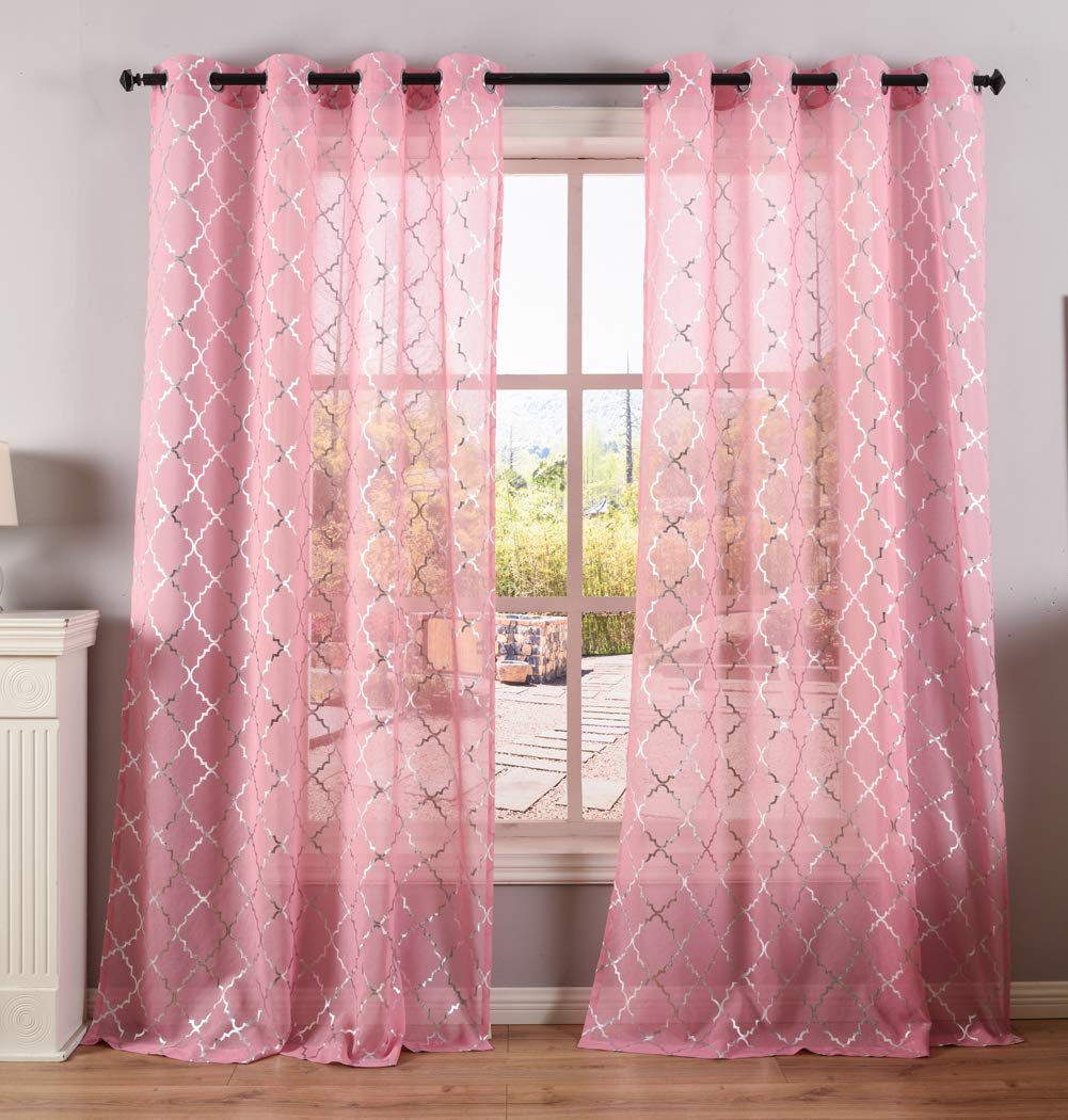Best living room curtains light pink
