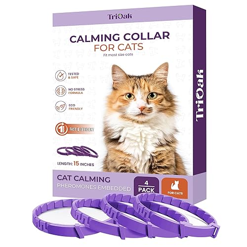 Pack Calming Collars for Cats: Pheromone Cat Calming Collars for