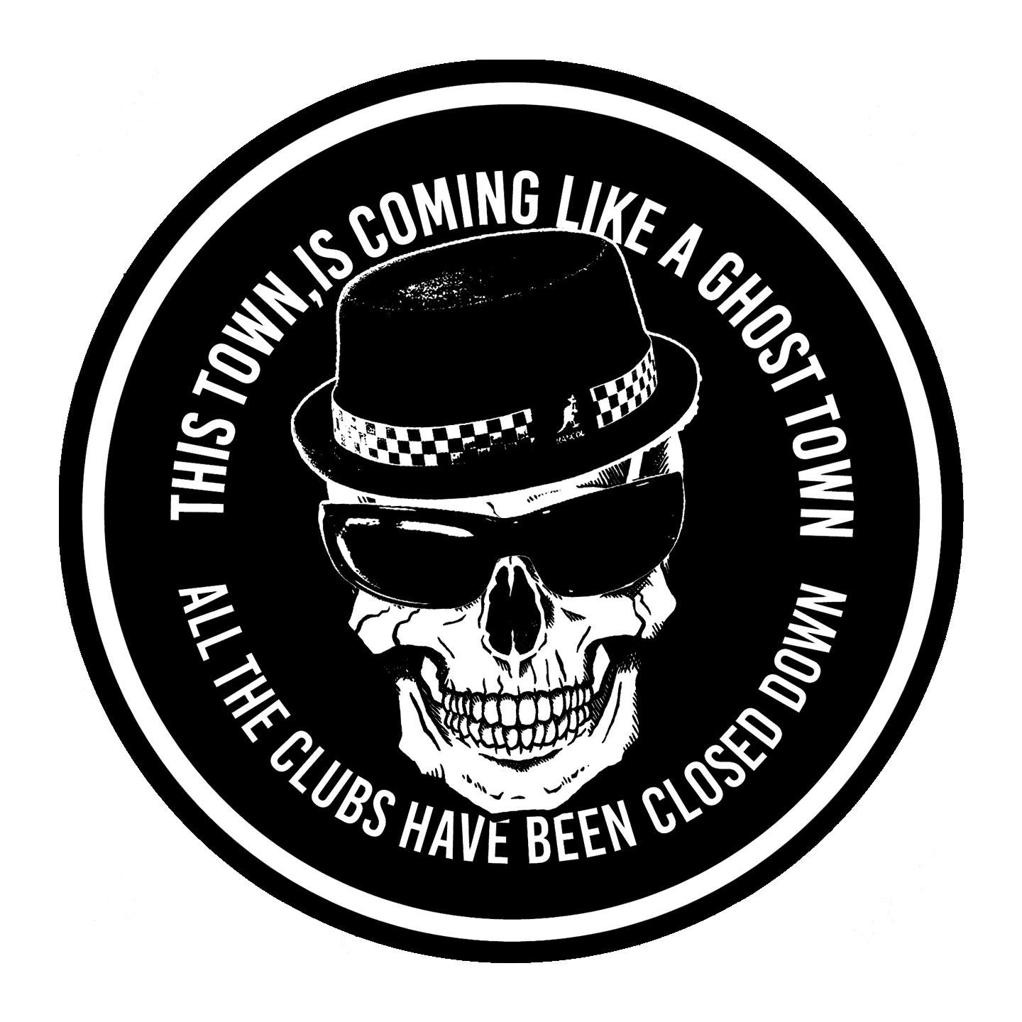 Ghost Town Ska DJ Vinyl Turntable Slipmat