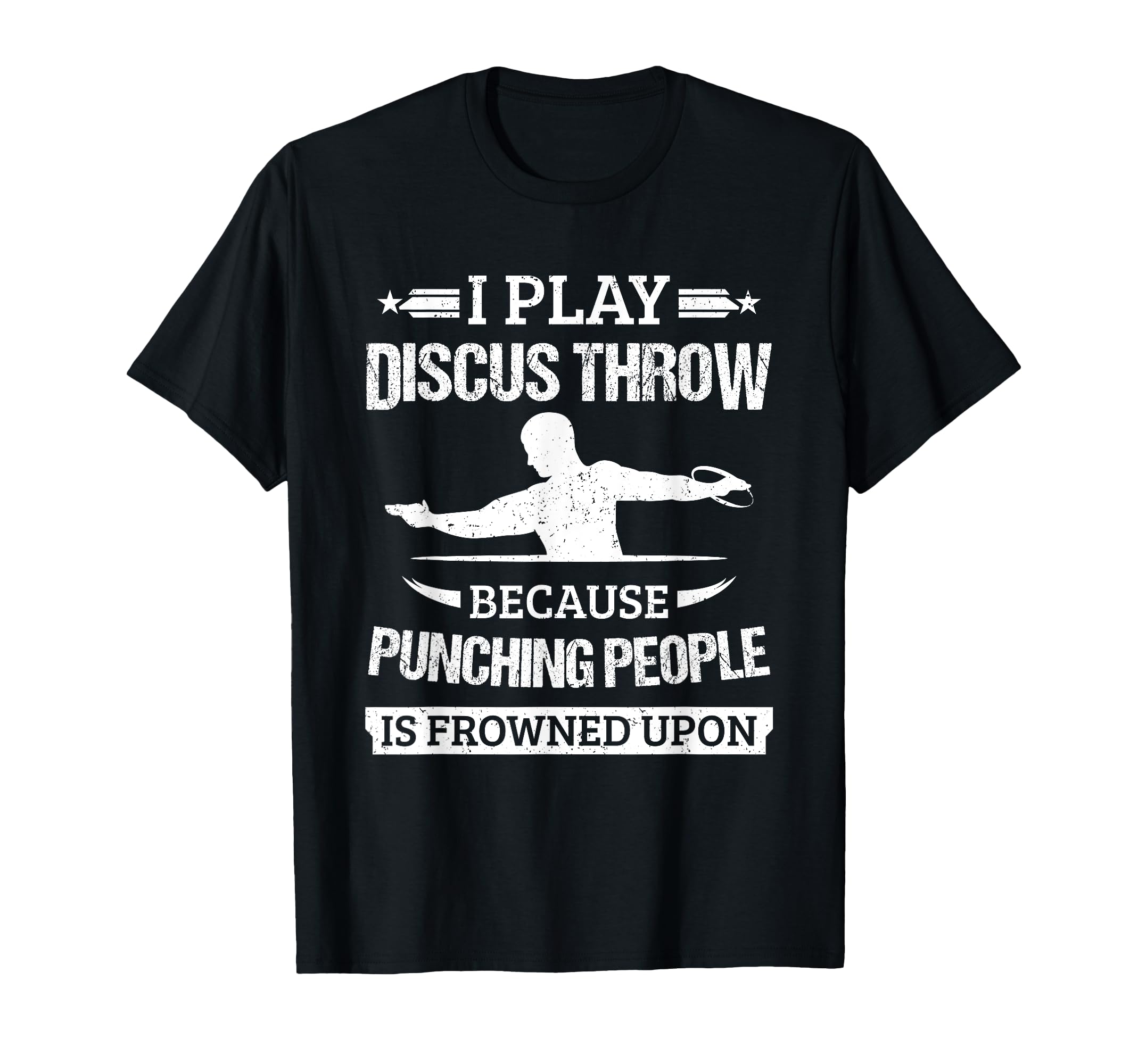 I Play Discus Throw Discus Thrower Track And Field Throwing T-Shirt