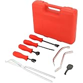 weyleity 8PCS Drum Brake Tool Kit with Drum Brake Spring Pliers | Brake Spoon Set Drum Brake Spring Tool Drum Brake Adjusting Tool Brake Drum Tool Kit Brake Spring Installer Remover Plier