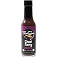 Ghost Berry Hot Sauce by Fresco Sauce - Ghost Pepper - Blackberry - Cranberry Juice - Flavorful - All Natural - Vegan - Gluten Free - 5 fl oz