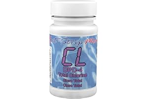 Industrial Test Systems eXact 486670 DPD-4 Micro Total Chlorine Strips, 0.01-11 ppm Detection Range (Bottle of 100)