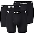CHOHB Men's Underwear Micro Modal 3 Pack Boxer Briefs Open Fly