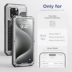 Mitywah Waterproof Case for iPhone 15 Pro